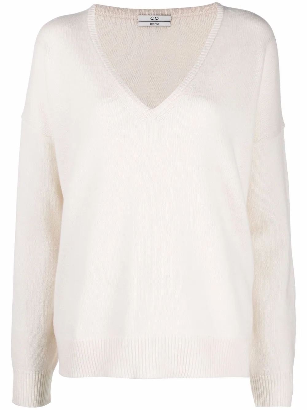 

Co oversize V-neck cashmere jumper - Neutrals