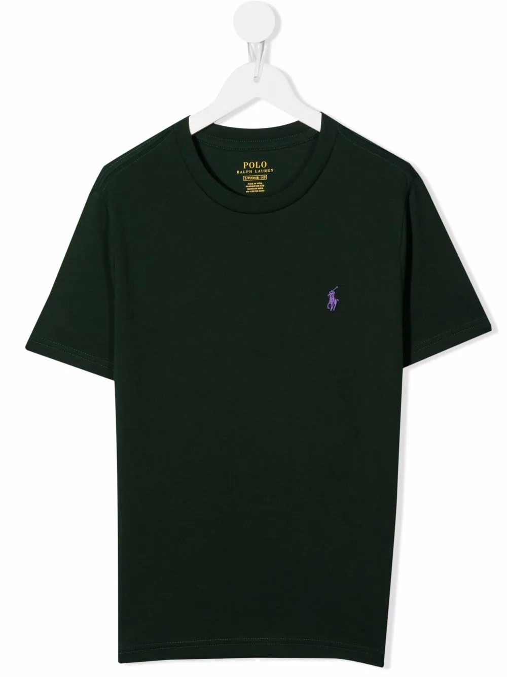 Ralph Lauren Kids' Embroidered Polo Pony T-shirt In Green