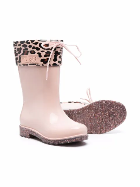 Mini Melissa Stivali Da Pioggia Leopardati - Farfetch