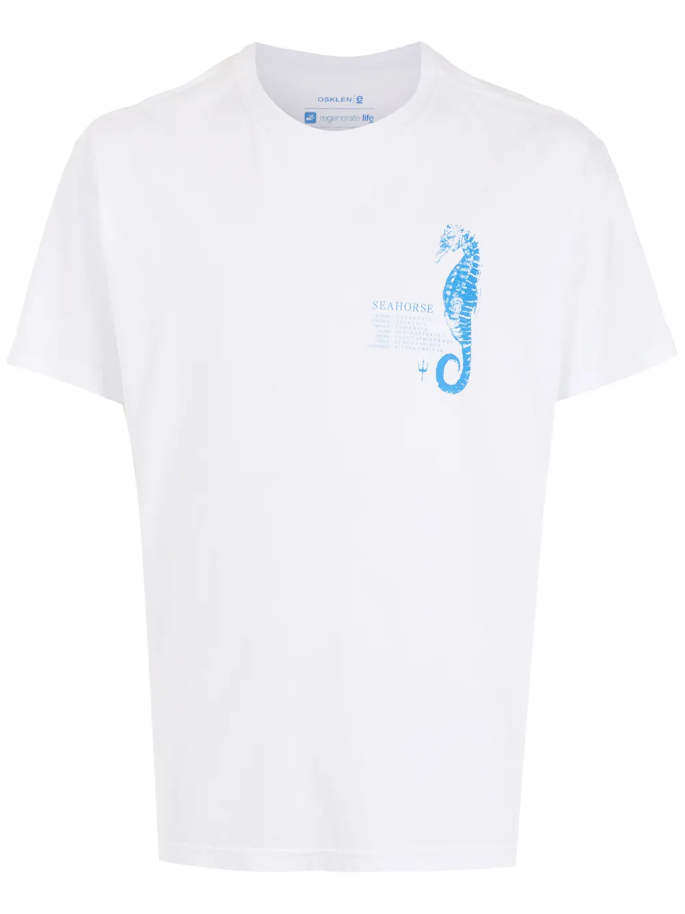 

Osklen playera con caballito de mar estampado - Blanco