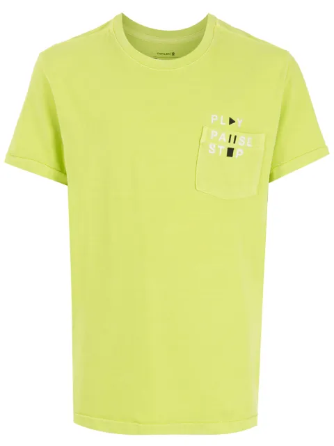 Osklen Camiseta gola careca Play-Pause-Stop
