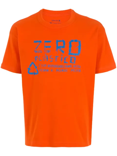 Osklen zero plastico print T-shirt