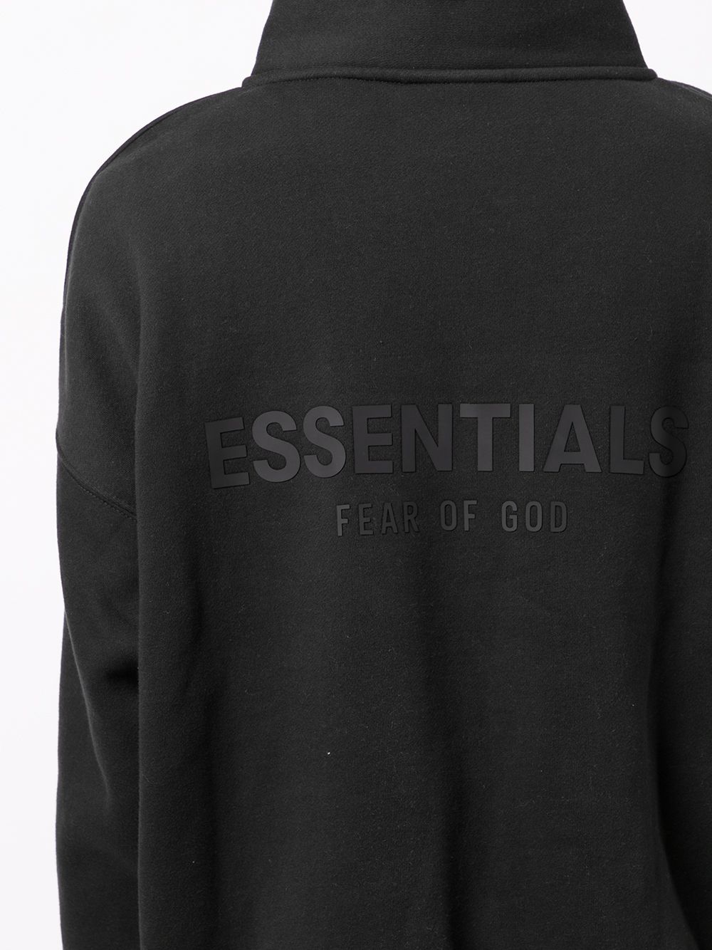 фото Fear of god essentials пуловер на молнии с логотипом