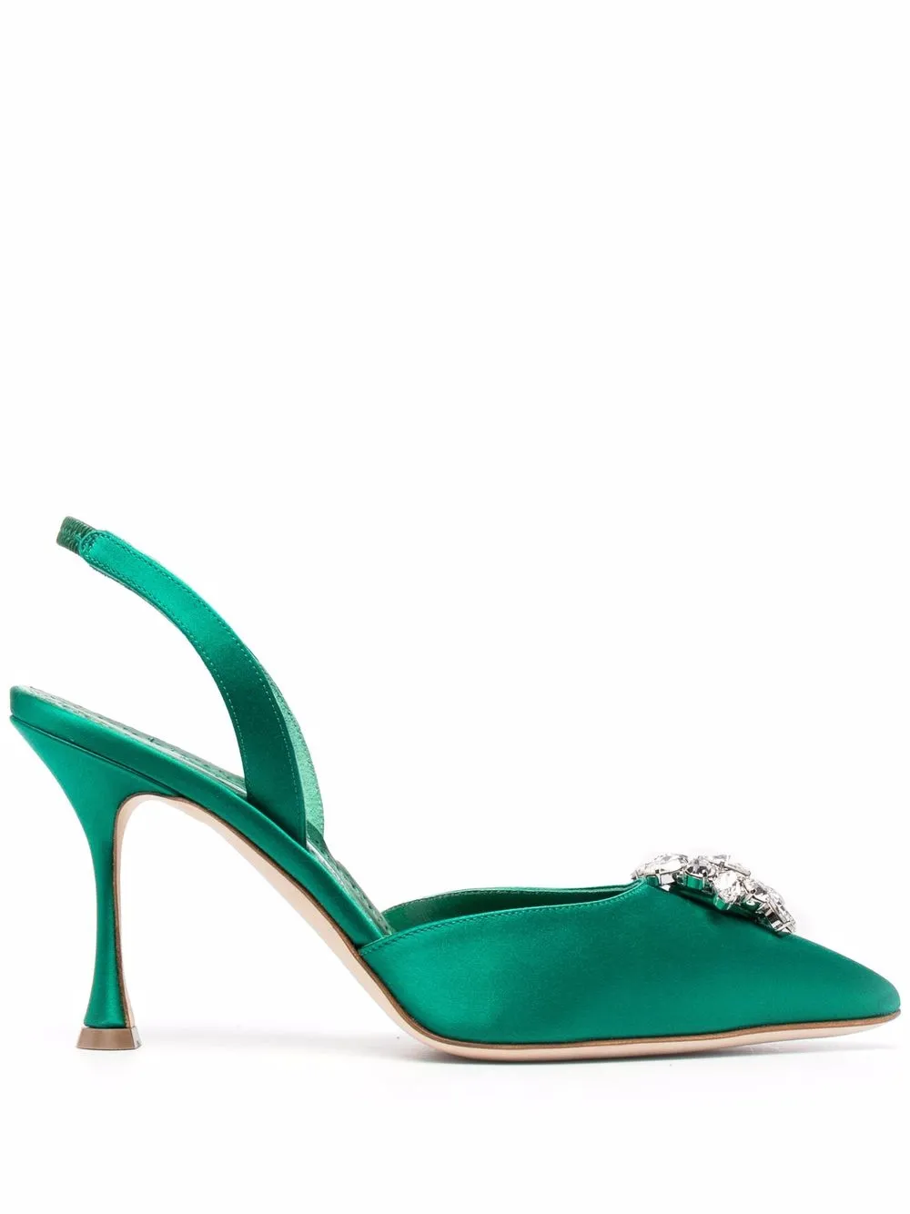 фото Manolo blahnik туфли cassinasli 100 с ремешком на пятке