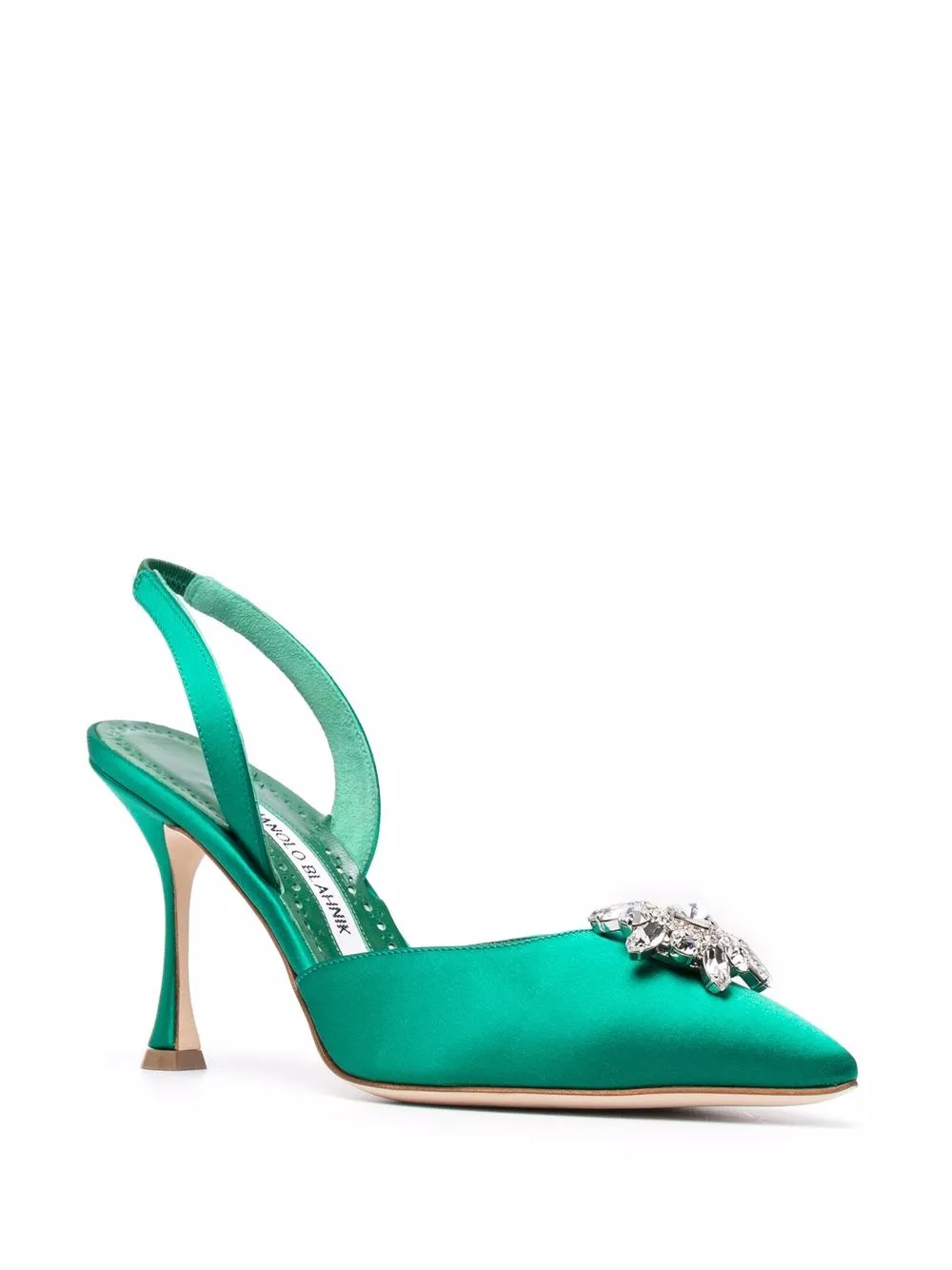 фото Manolo blahnik туфли cassinasli 100 с ремешком на пятке