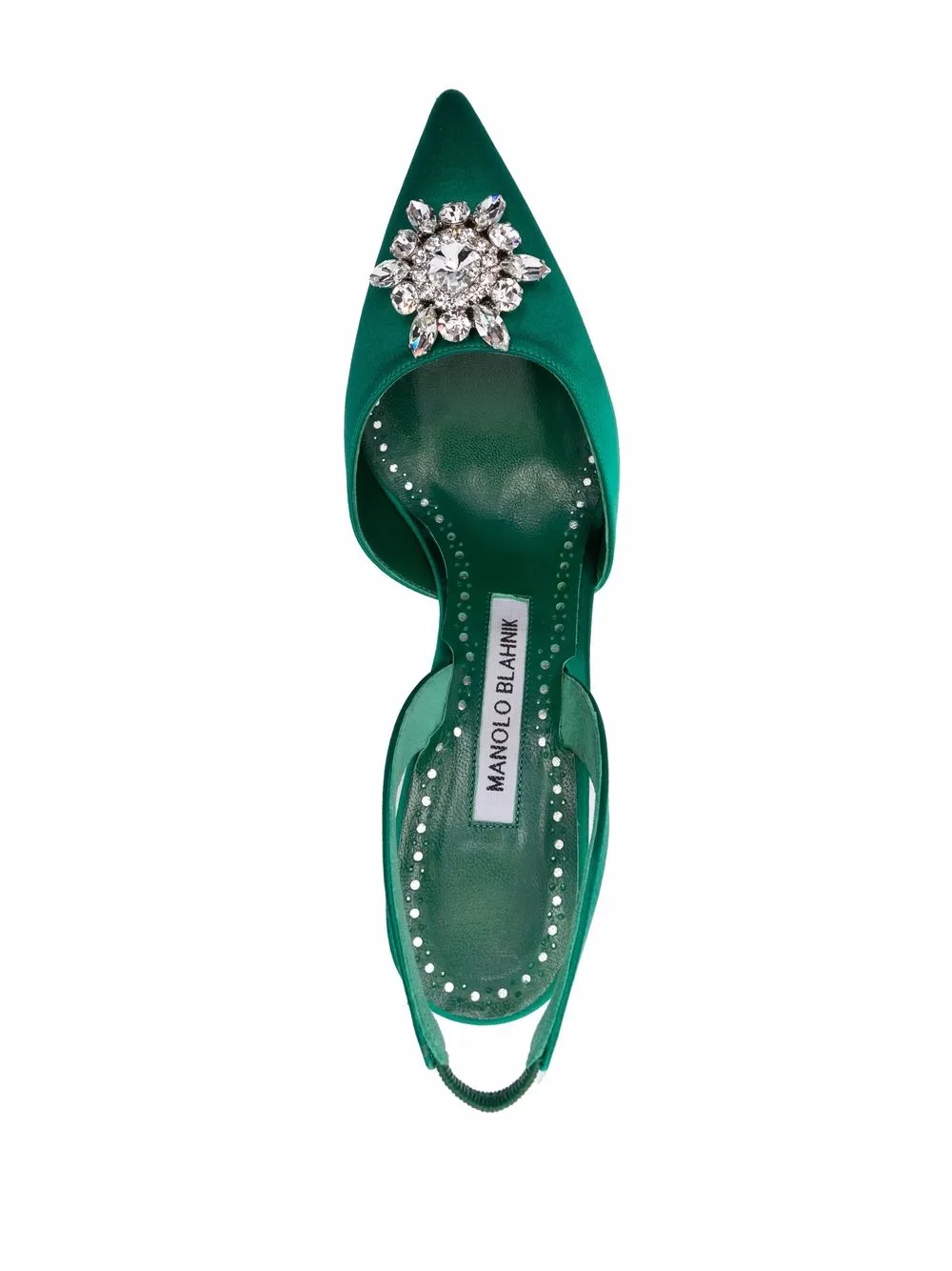 фото Manolo blahnik туфли cassinasli 100 с ремешком на пятке