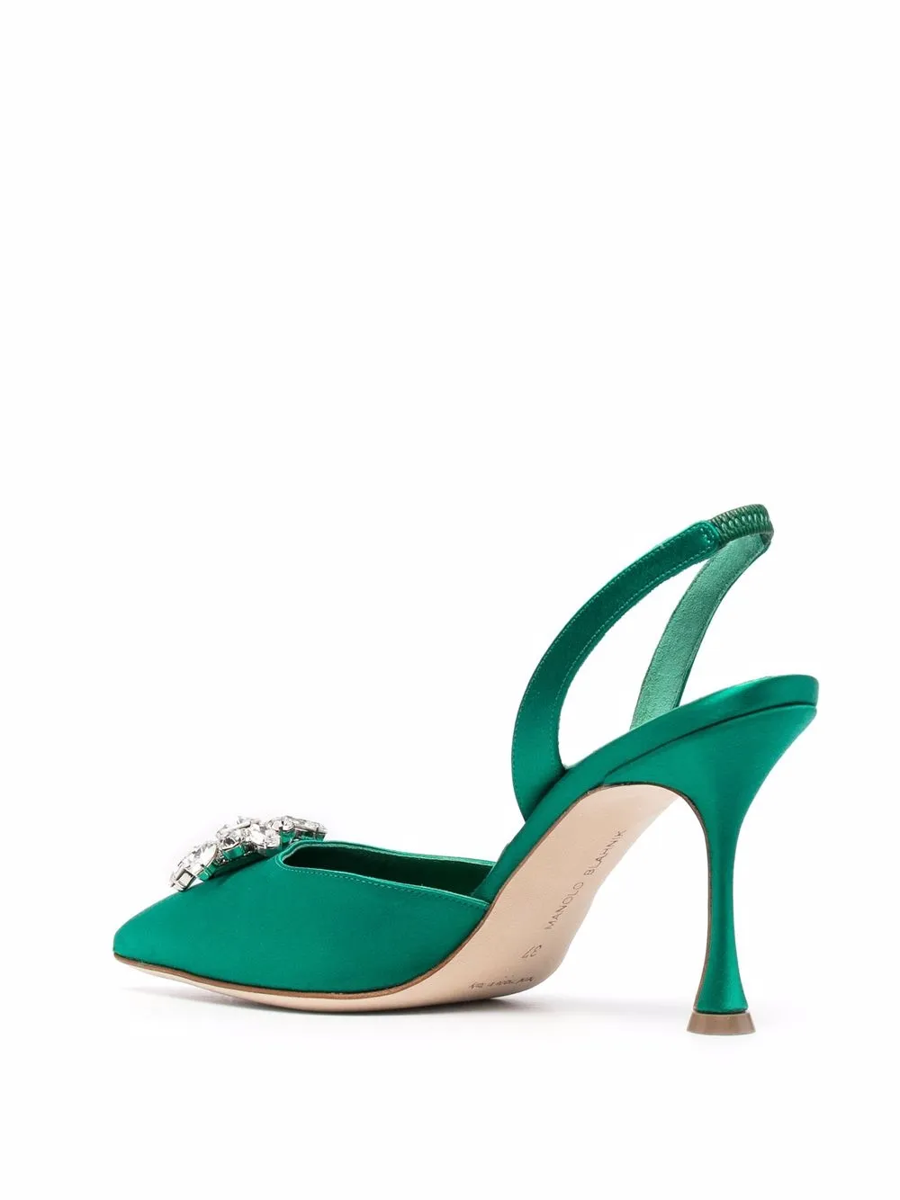 фото Manolo blahnik туфли cassinasli 100 с ремешком на пятке