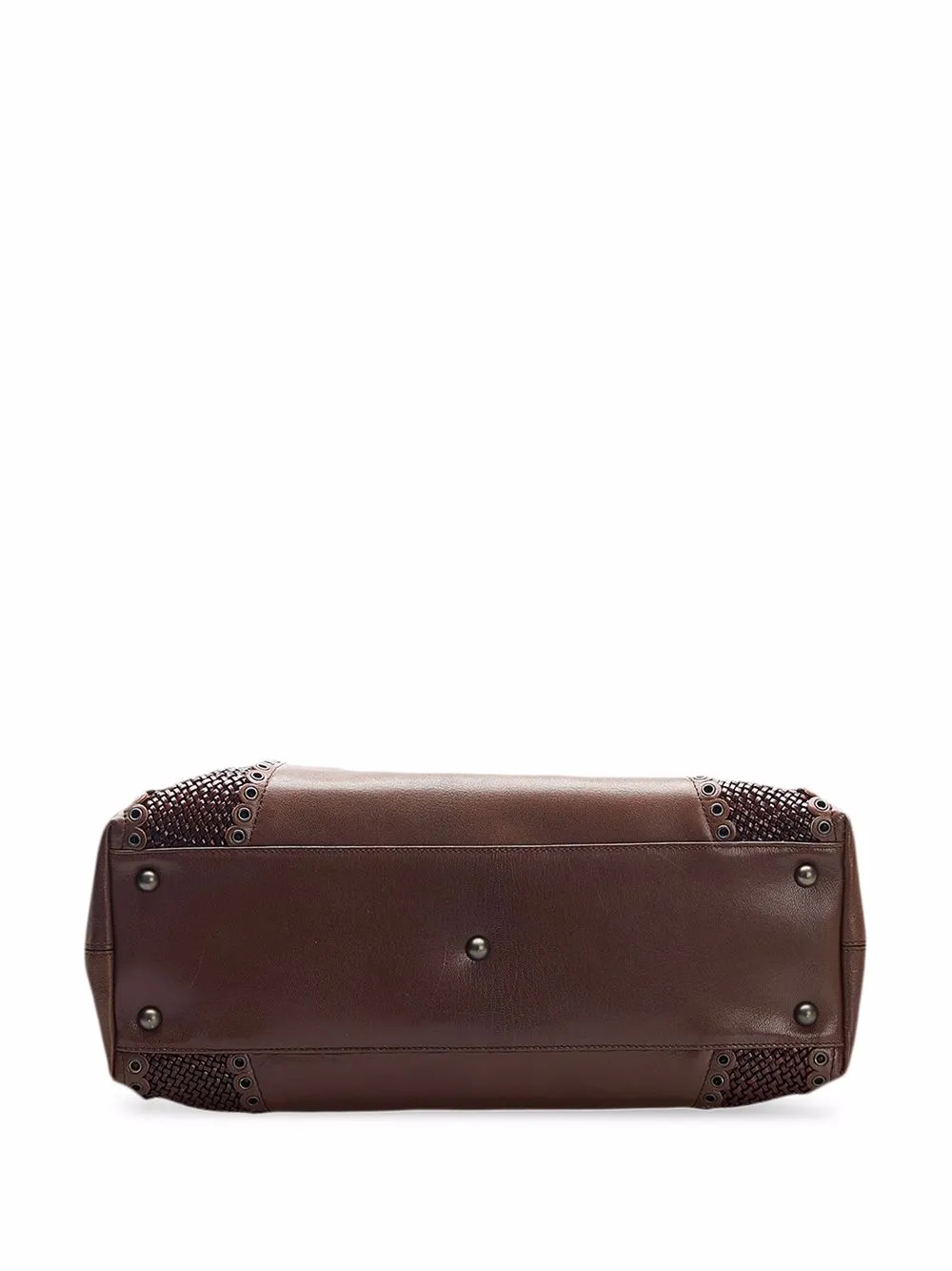 фото Bottega veneta pre-owned сумка-тоут с плетением intrecciato