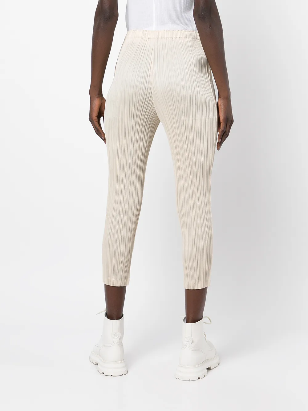 фото Pleats please issey miyake укороченные плиссированные брюки