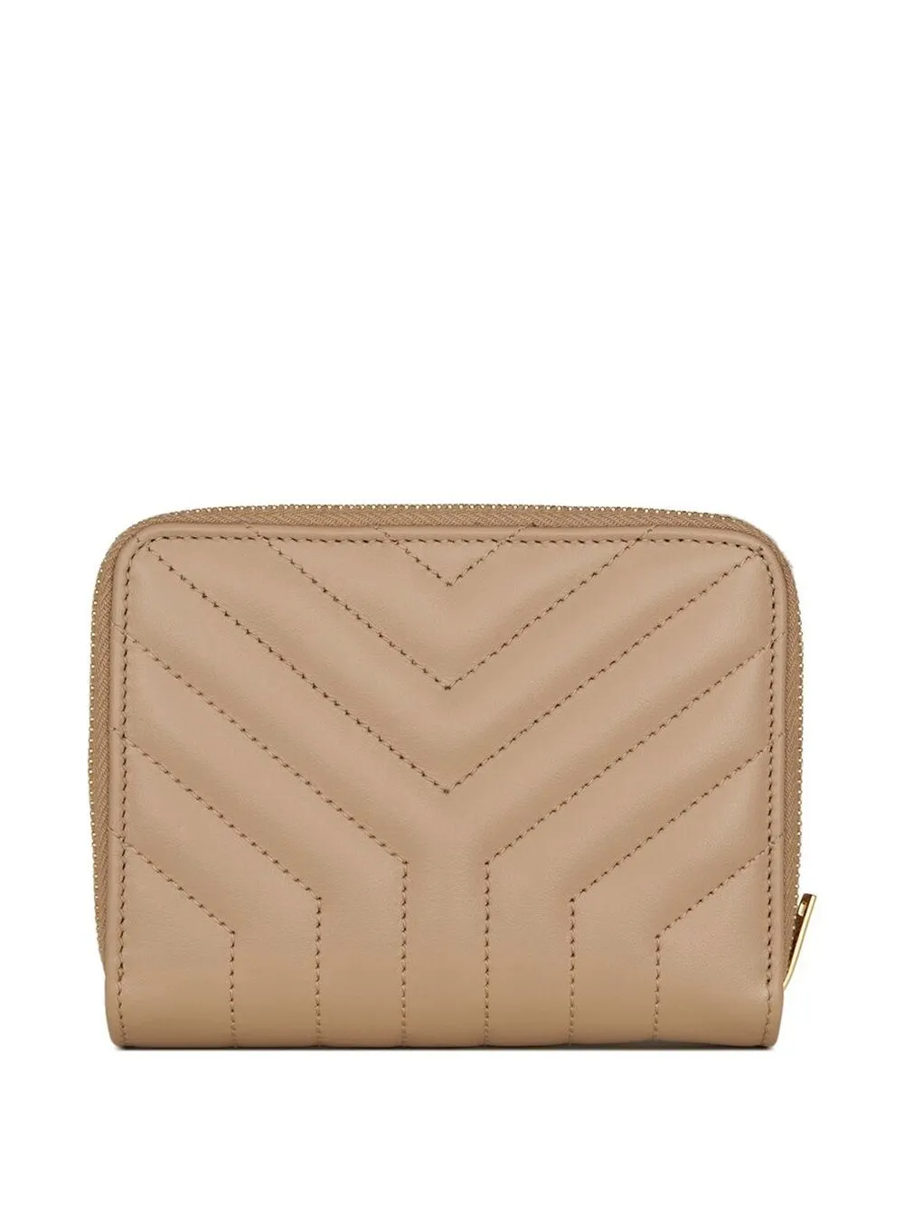 Image 2 of Saint Laurent Portafoglio con motivo chevron