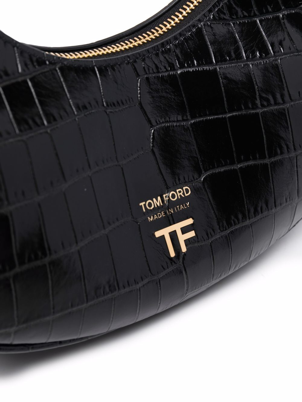 фото Tom ford сумка-тоут с тиснением под крокодила и логотипом