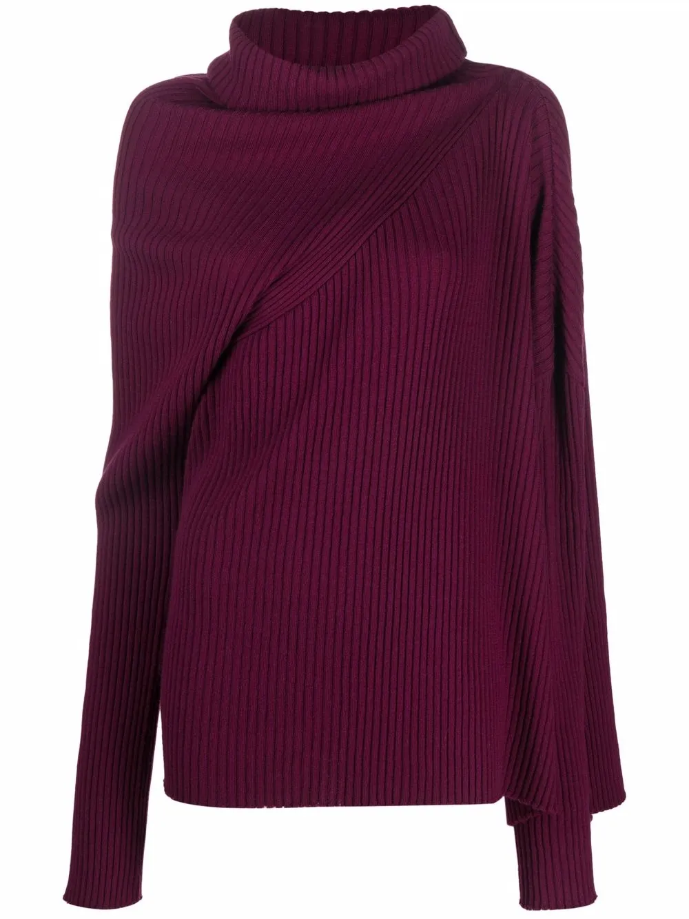 Marques'Almeida шерстяной джемпер асимметричного кроя