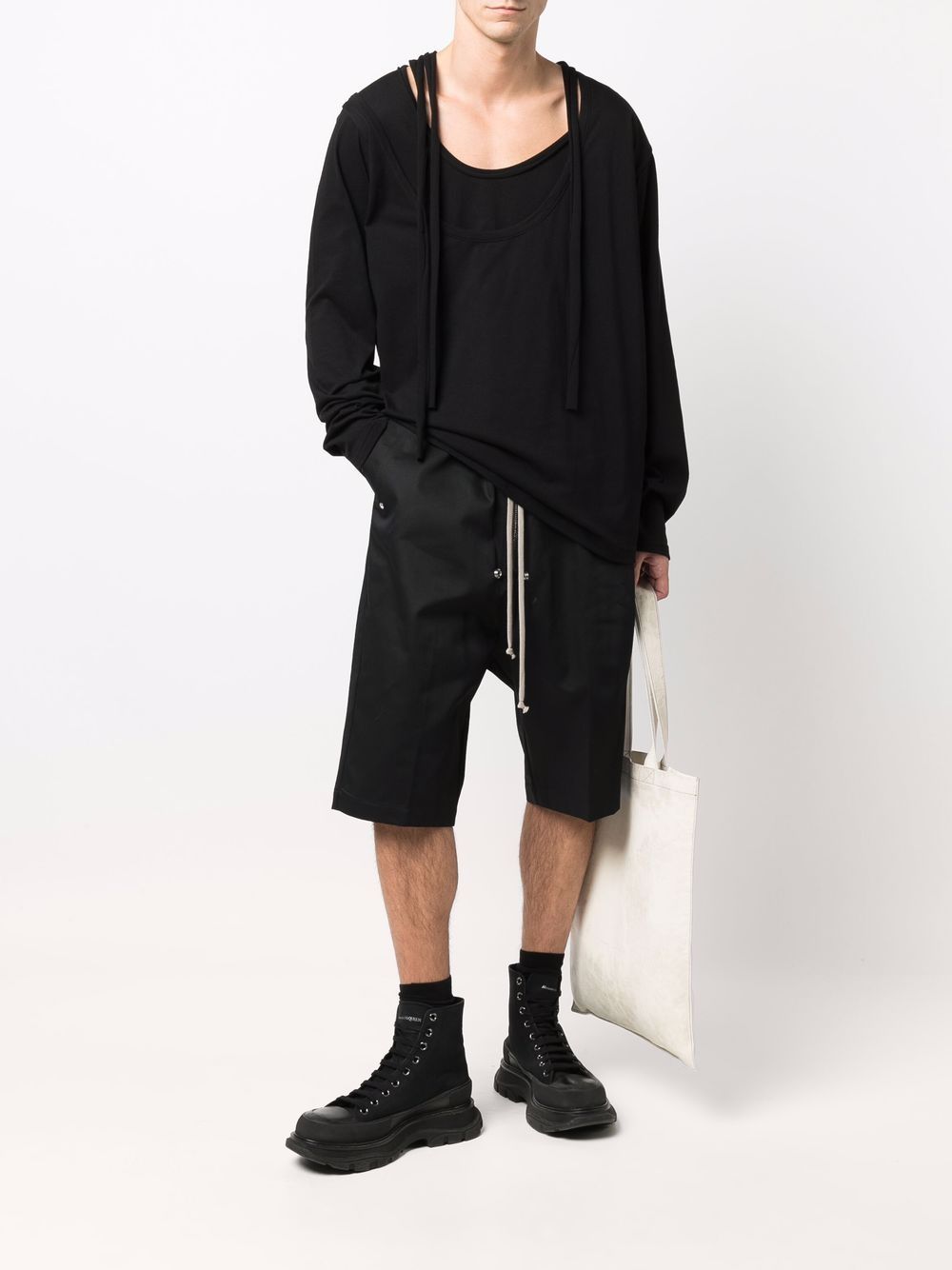 фото Rick owens шорты rick bella из органического хлопка