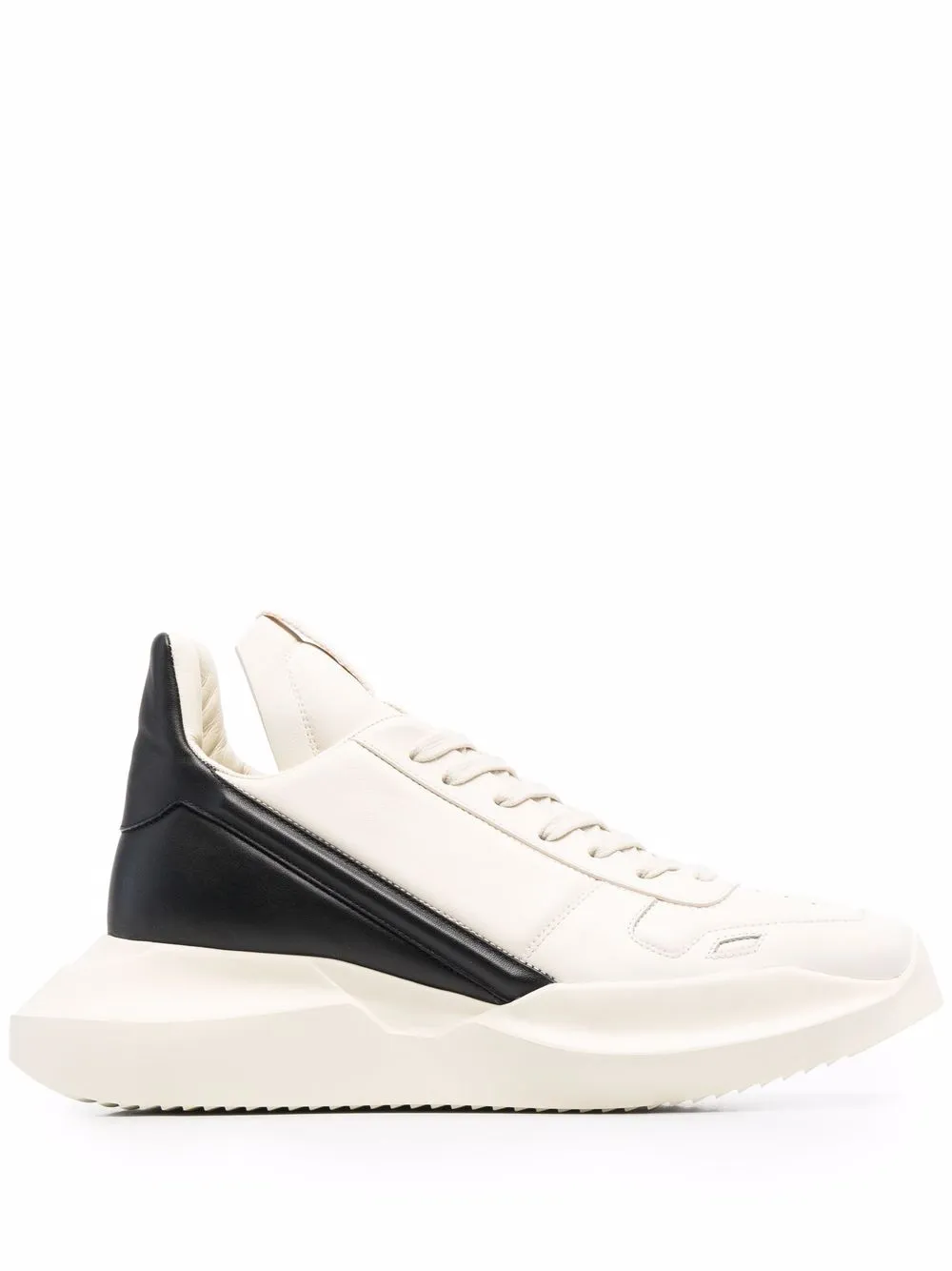 

Rick Owens tenis bajos Geth Runner - Neutro