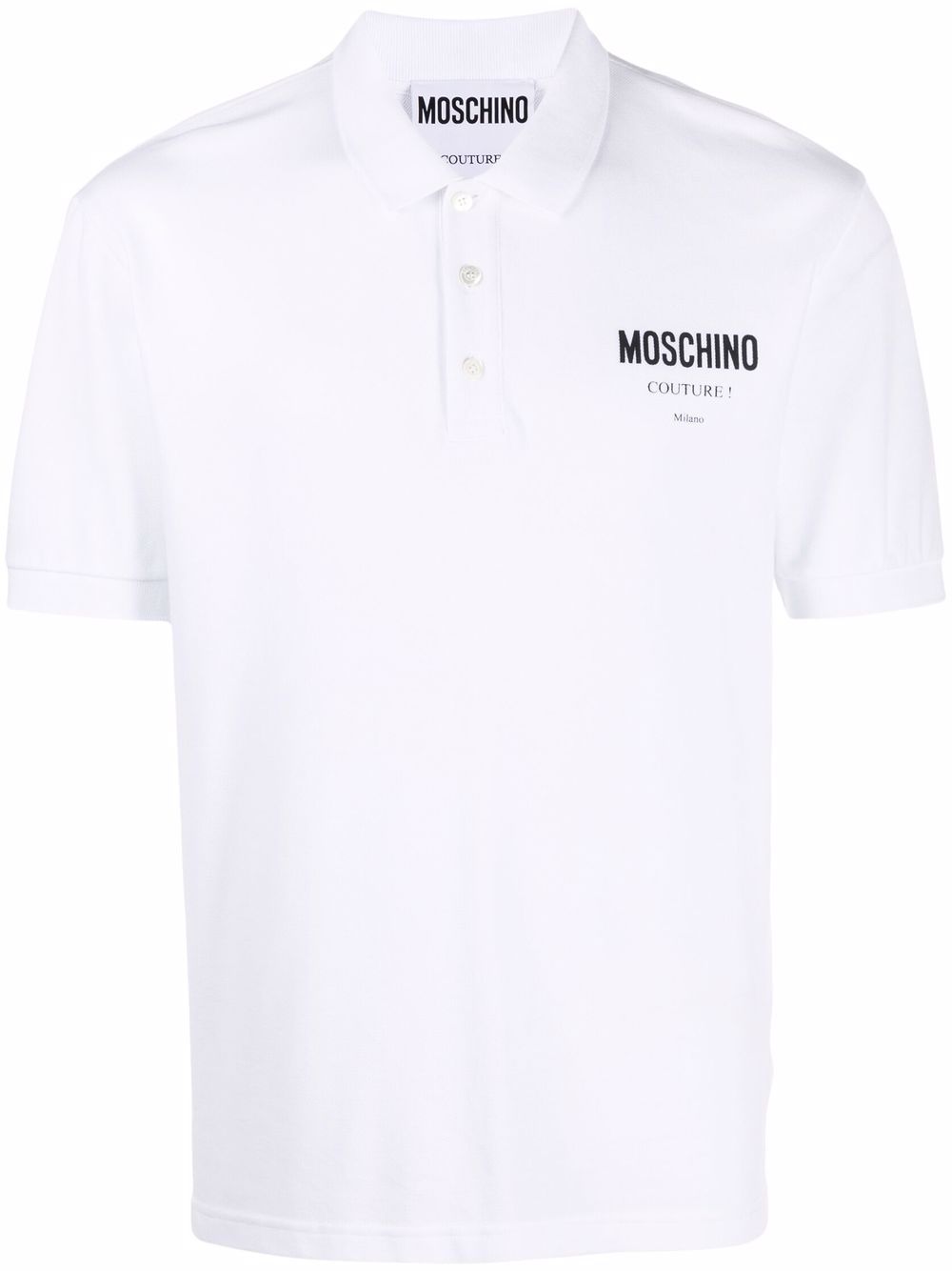 фото Moschino рубашка поло с логотипом