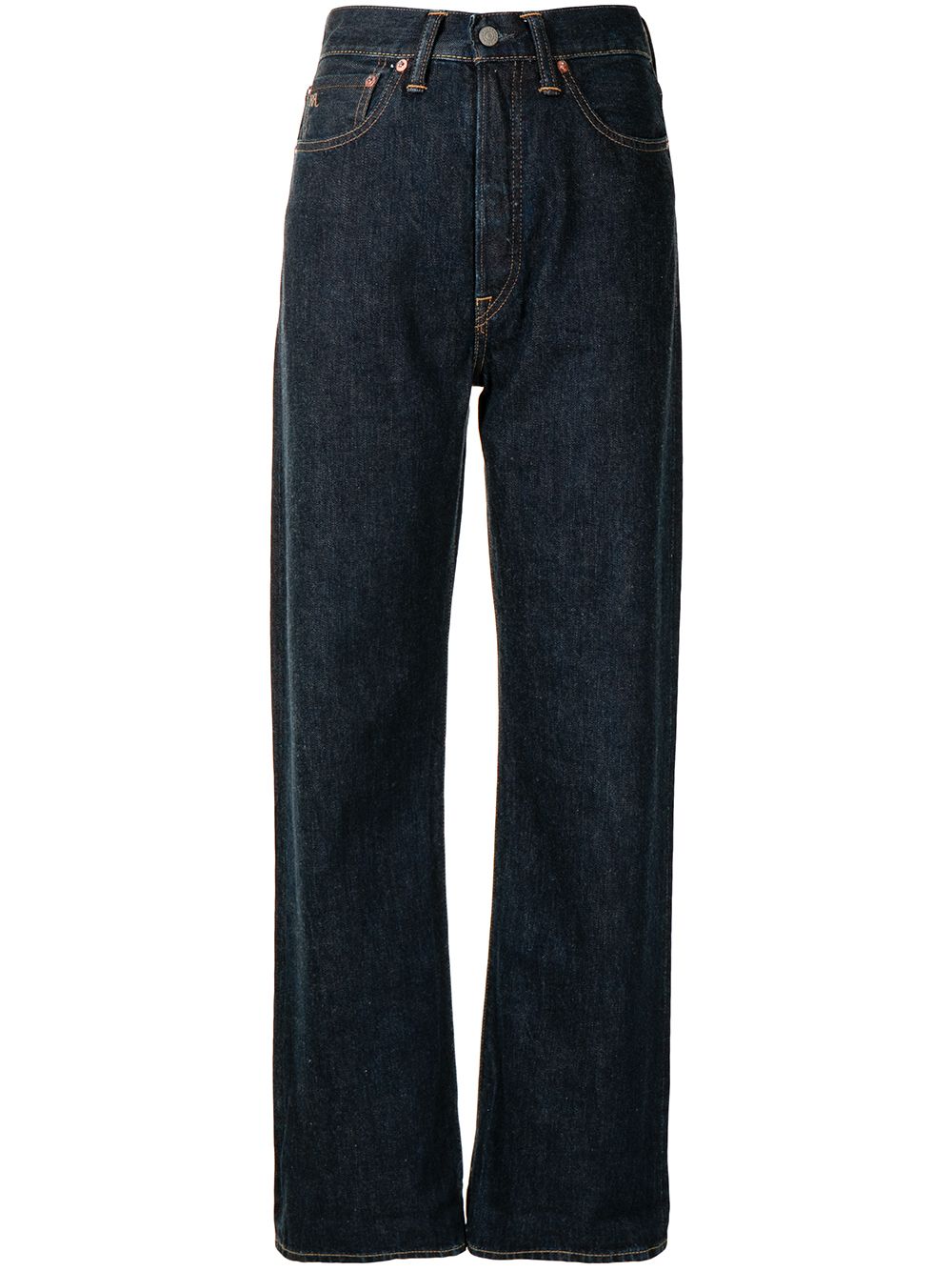 Shop Ralph Lauren RRL high-waisted straight-leg jeans with Express ...