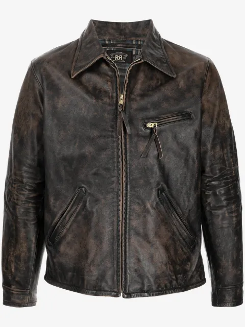 Ralph Lauren RRL zipped leather jacket