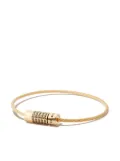 Le Gramme 18kt yellow gold Cable Le 10g diamond bracelet