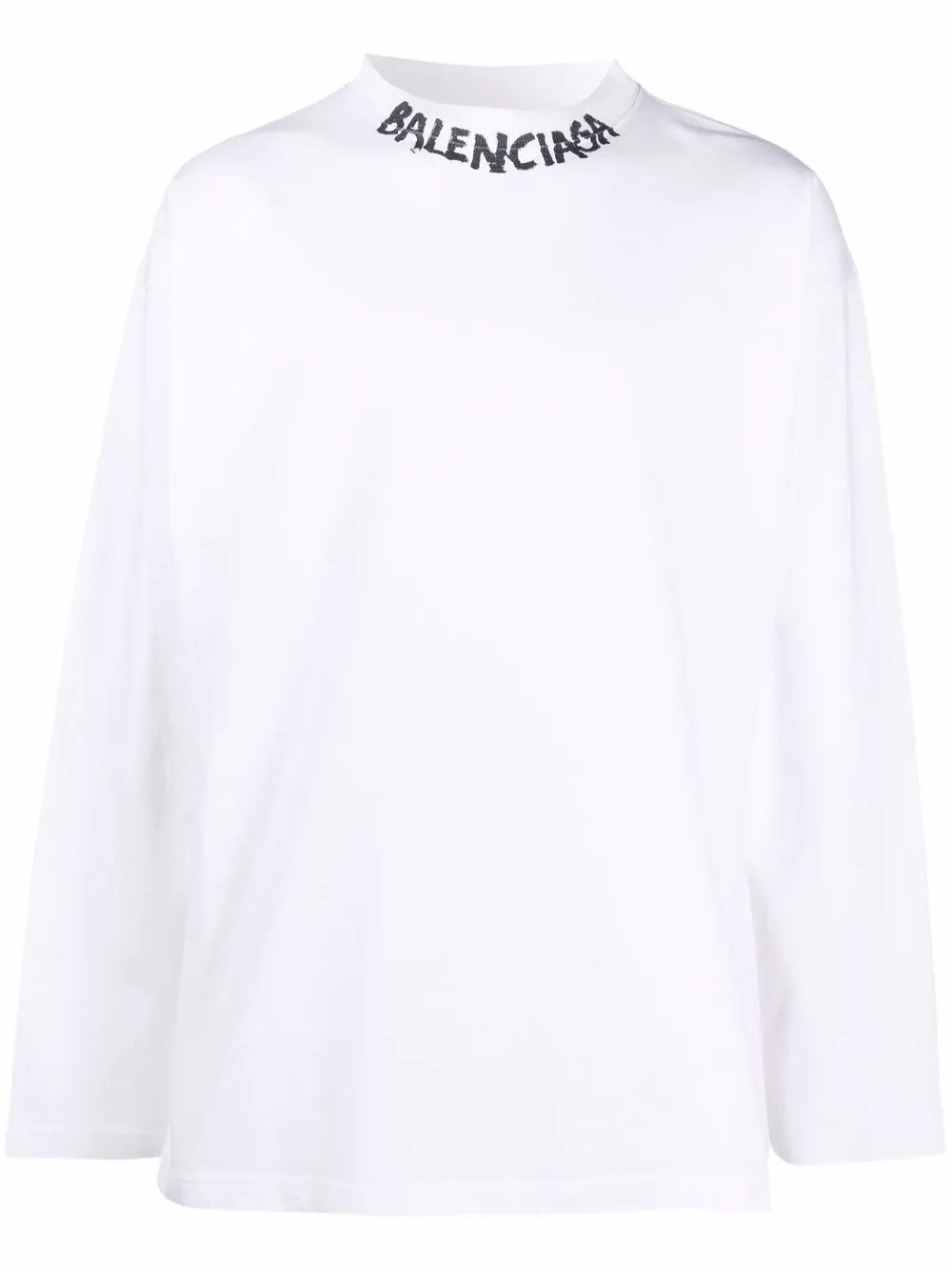 Balenciaga T-shirt met logoprint Wit