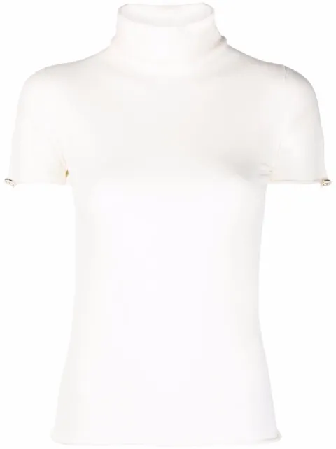 TWINSET short-sleeve Turtleneck Top 