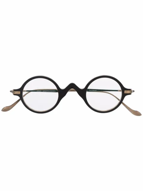 Matsuda round tortoiseshell glasses