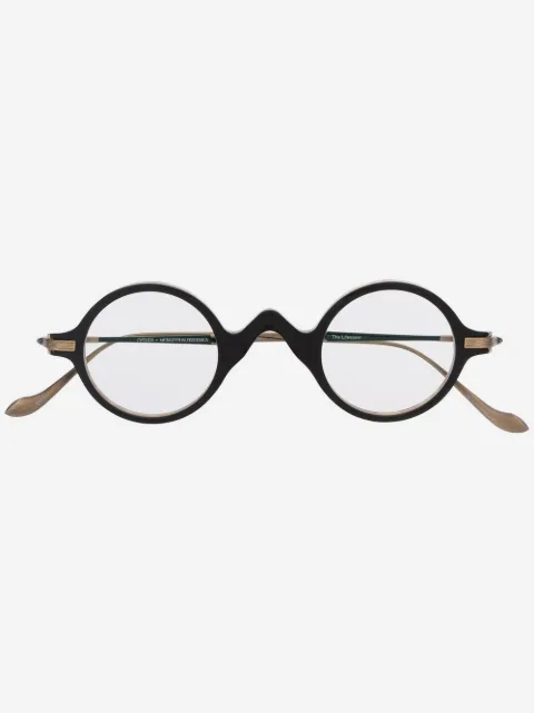 Matsuda round tortoiseshell glasses