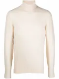 Drumohr ribbed knit turtleneck jumper - Neutrals