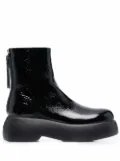 AGL platform ankle boots - Black