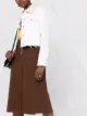P.A.R.O.S.H. brown midi skirt