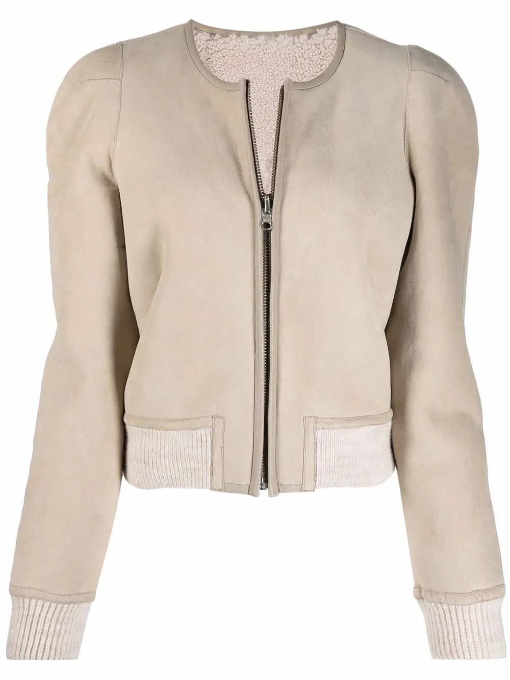 

Isabel Marant Étoile chamarra bomber con hombreras - Neutro