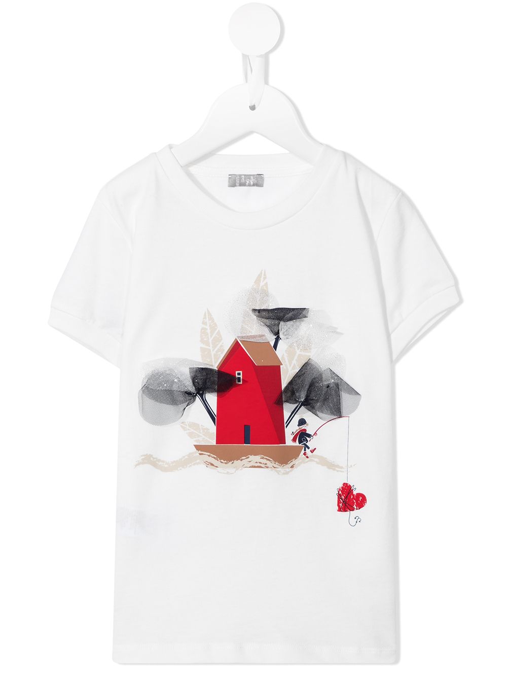 Il Gufo appliqué-detail cotton T-shirt - White