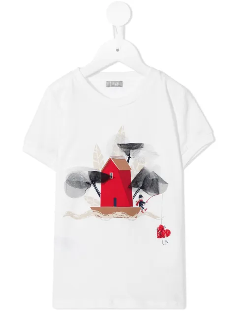 Il Gufo appliqué-detail cotton T-shirt