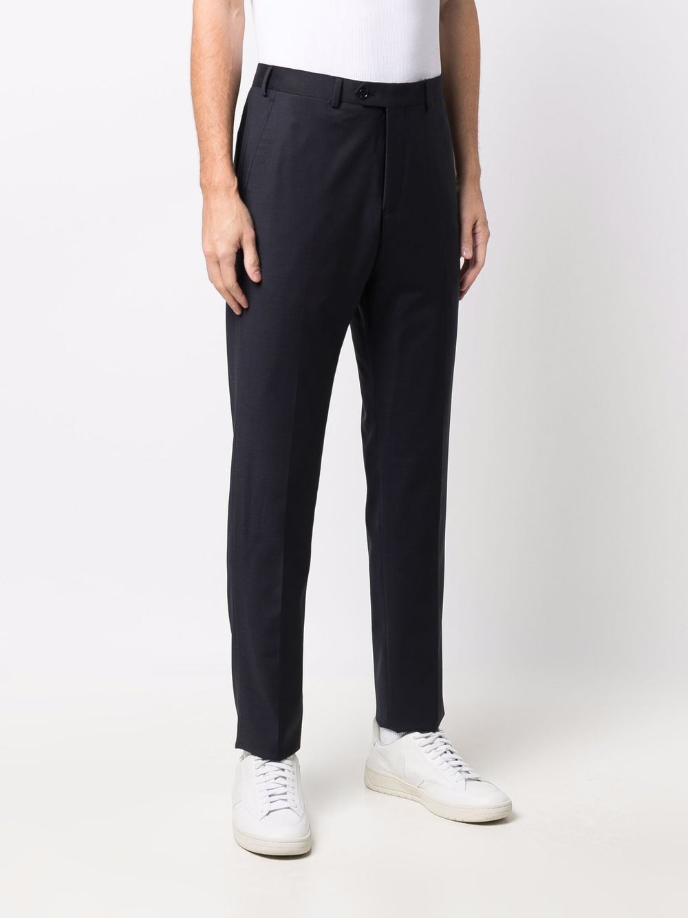 Emporio Armani tapered-leg tailored trousers Men