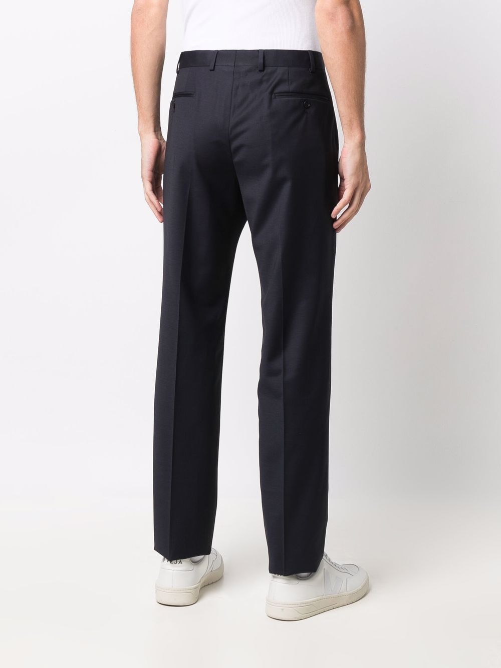 Emporio Armani tapered-leg tailored trousers Men