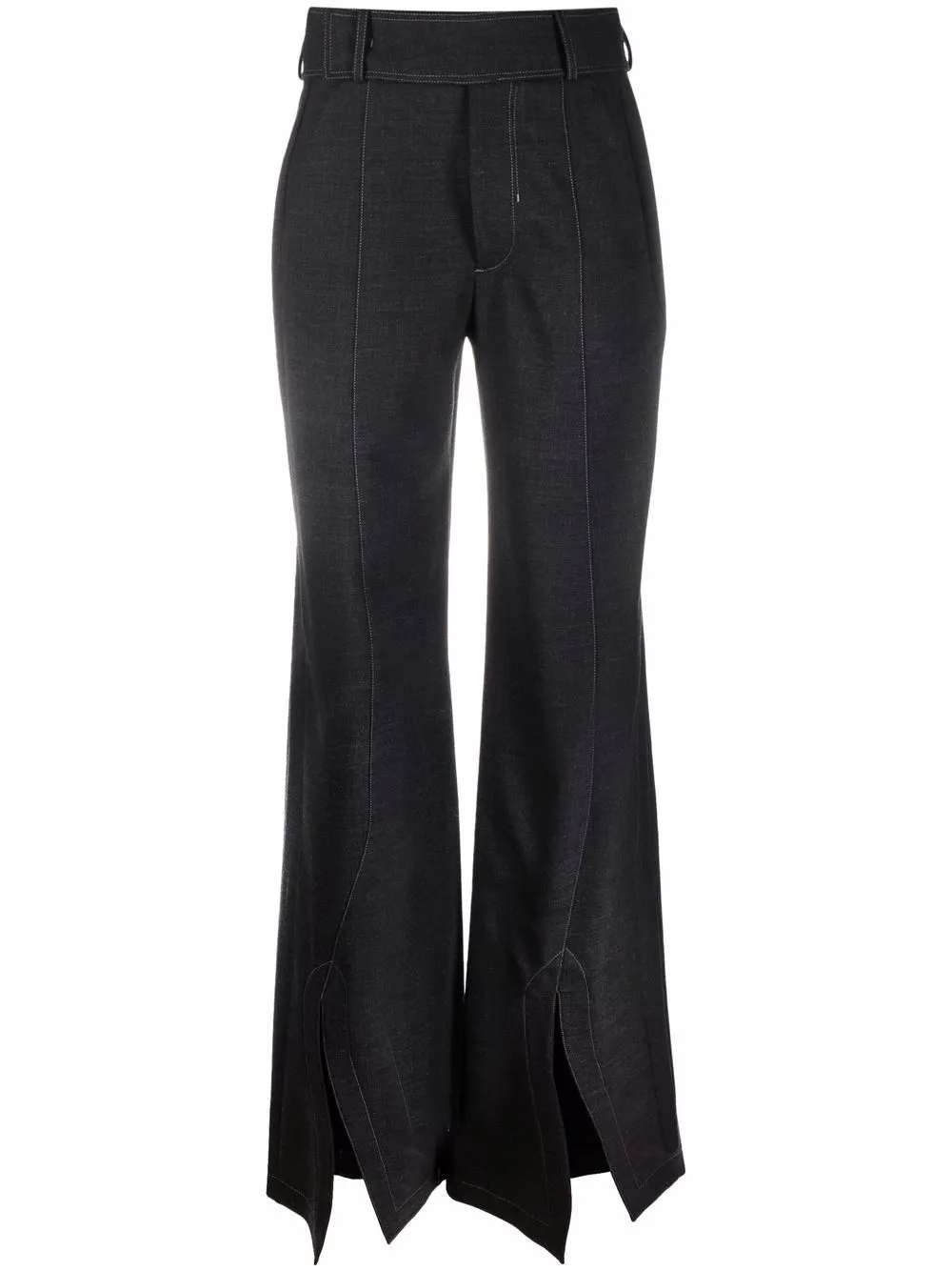 

Ssheena pantalones anchos con tiro medio - Negro