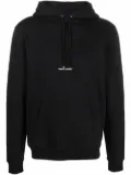 Saint Laurent logo-print hoodie - Black