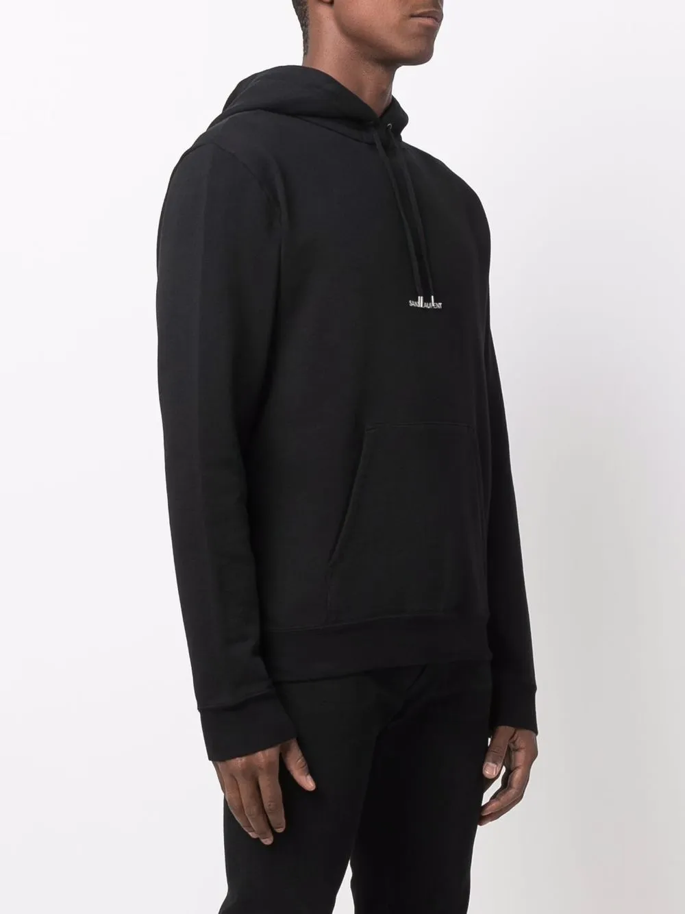 Saint Laurent Hoodie With Logo in Brown for Men