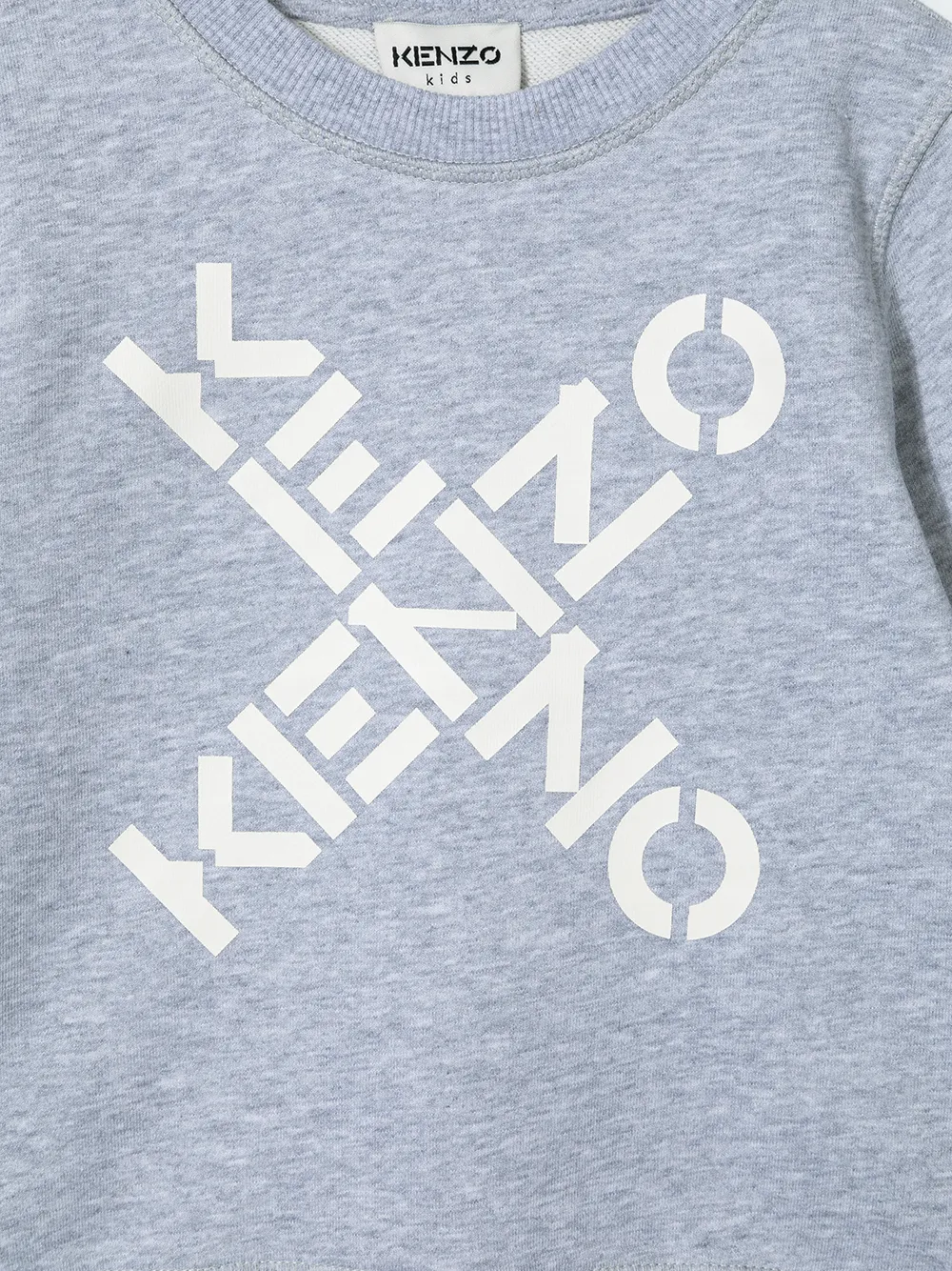 фото Kenzo kids толстовка с логотипом