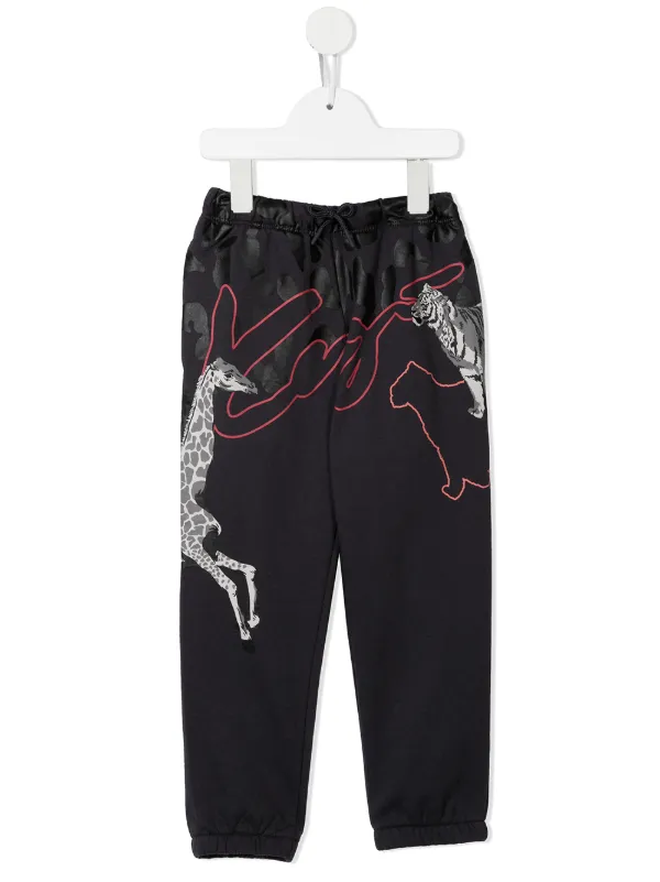 Kenzo Kids Pantalones De Chándal Con Logo Estampado - Farfetch