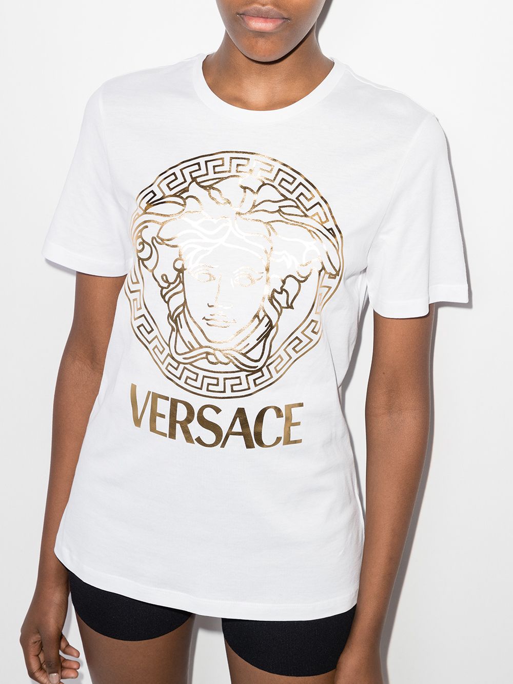 фото Versace футболка с принтом medusa