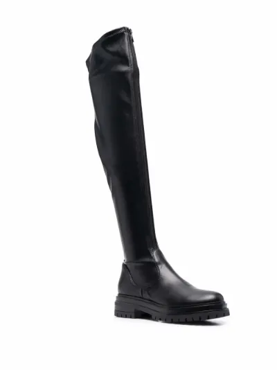 Gianvito Rossi Quinn leather over-the 