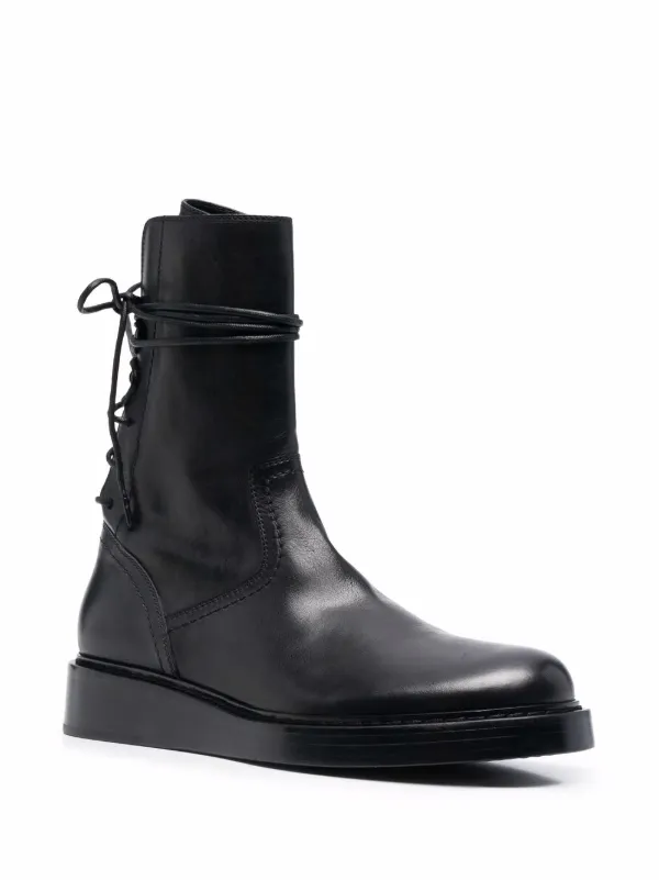 Ann demeulemeester best sale lace up boots