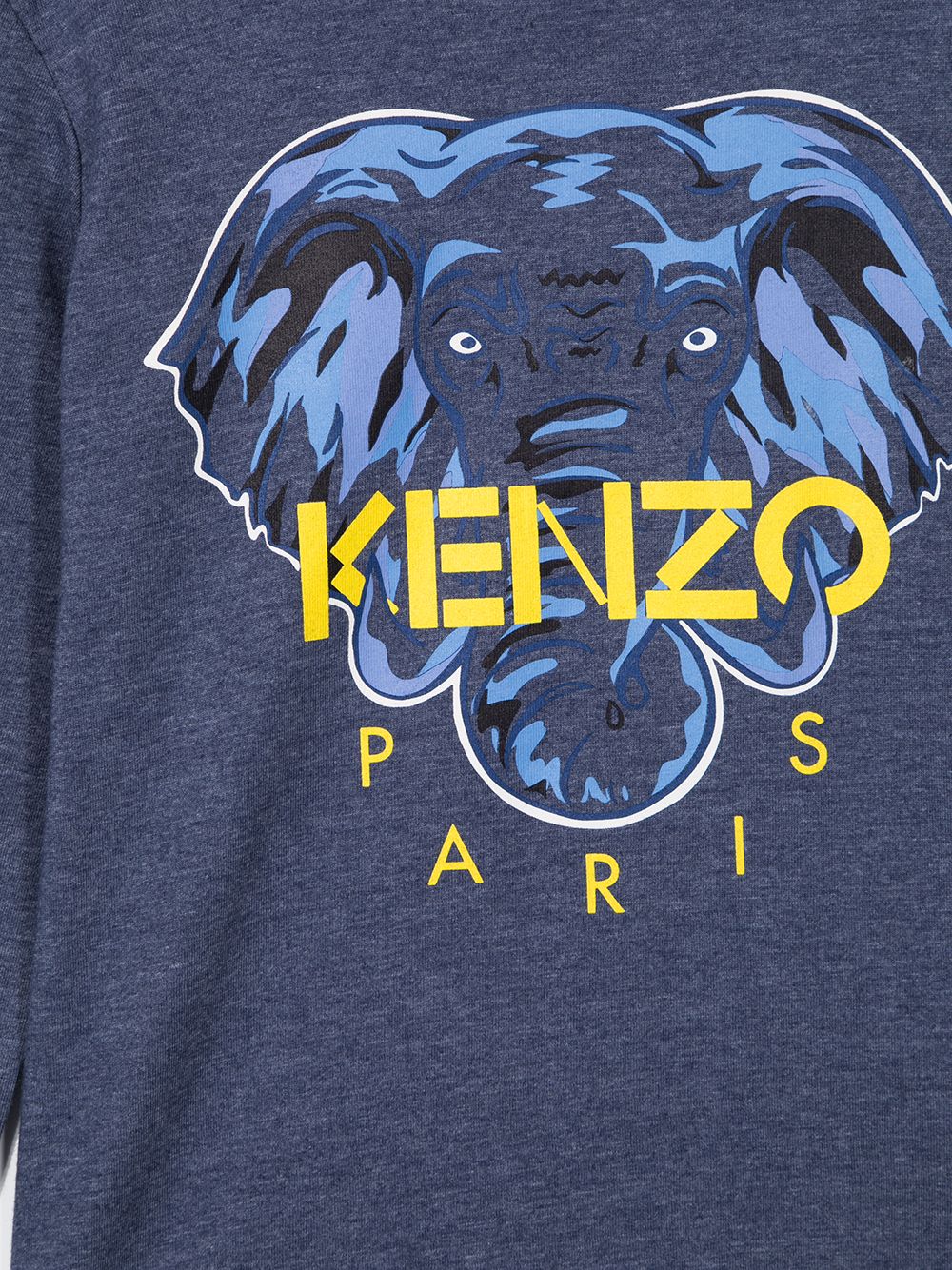 фото Kenzo kids толстовка с круглым вырезом и логотипом