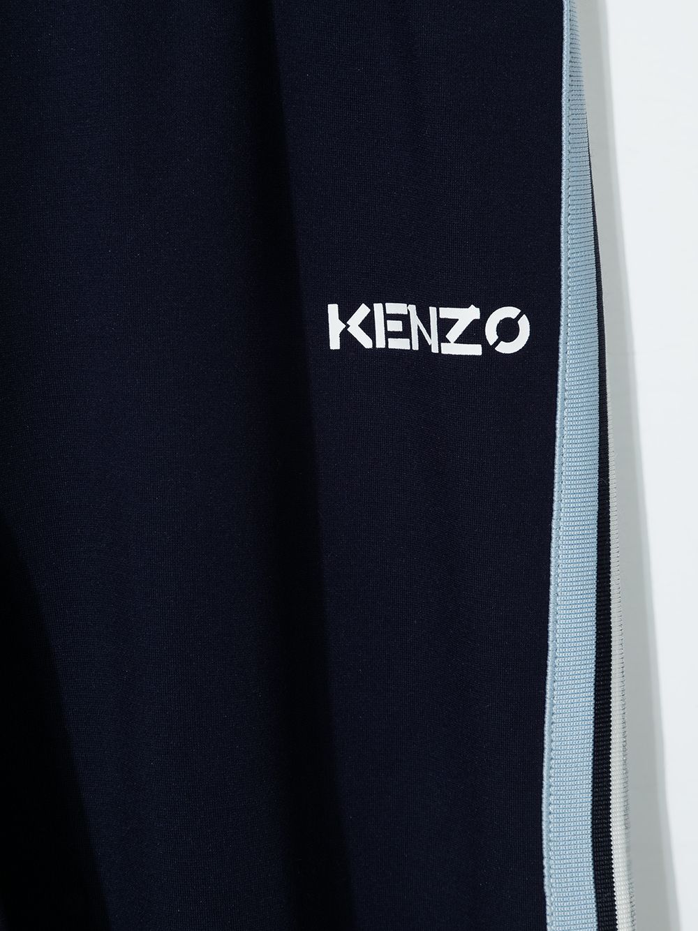 фото Kenzo kids спортивные брюки с лампасами и логотипом