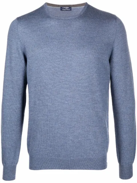 Barba crew-neck knit jumper 