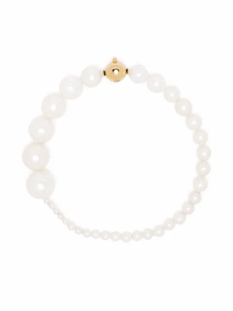 Sophie Bille Brahe 18kt yellow gold Peggy freshwater pearl bracelet