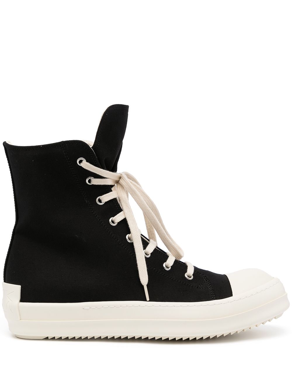 фото Rick owens drkshdw высокие кеды на шнуровке