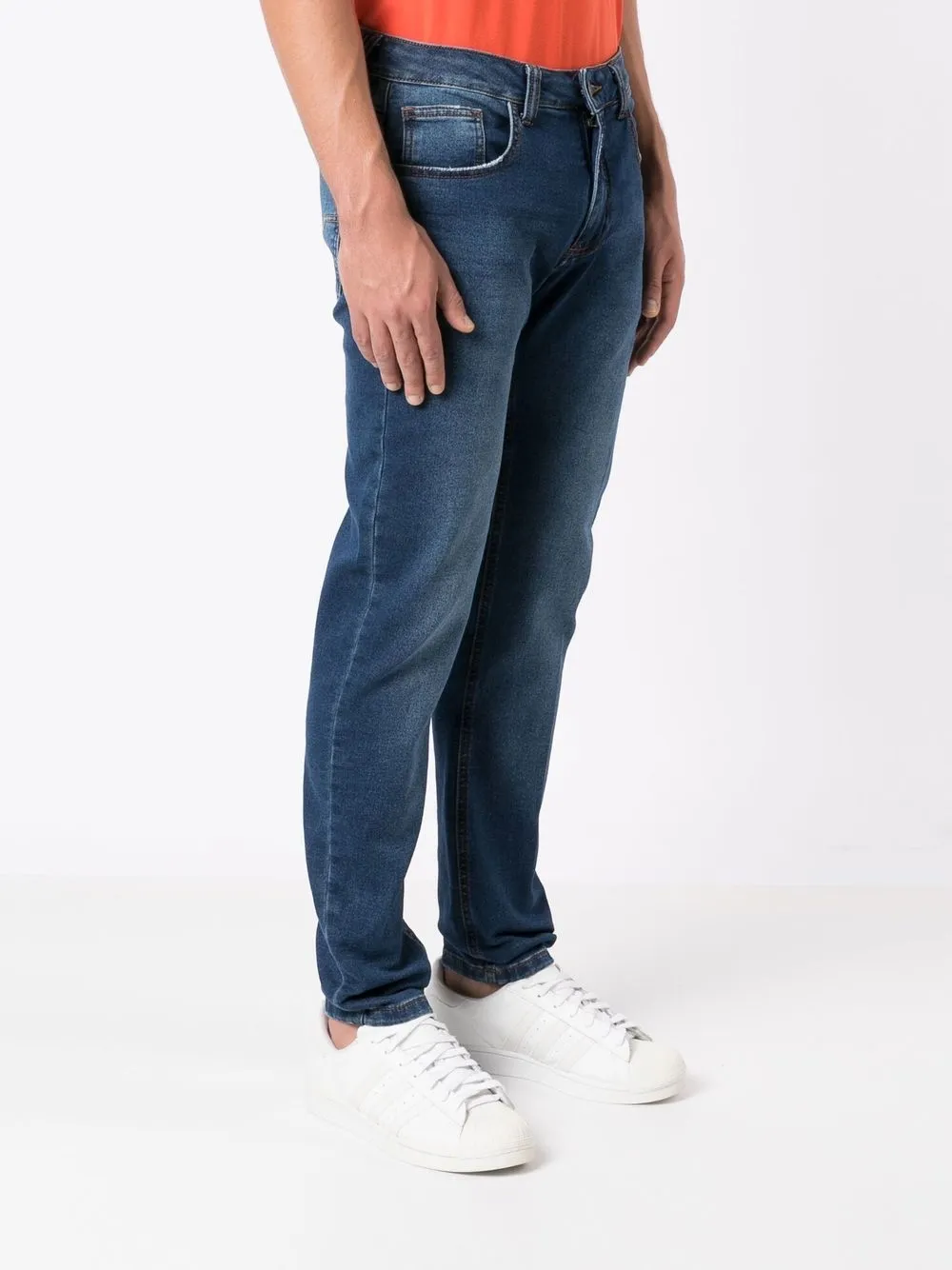 Osklen Slim-fit jeans Blauw