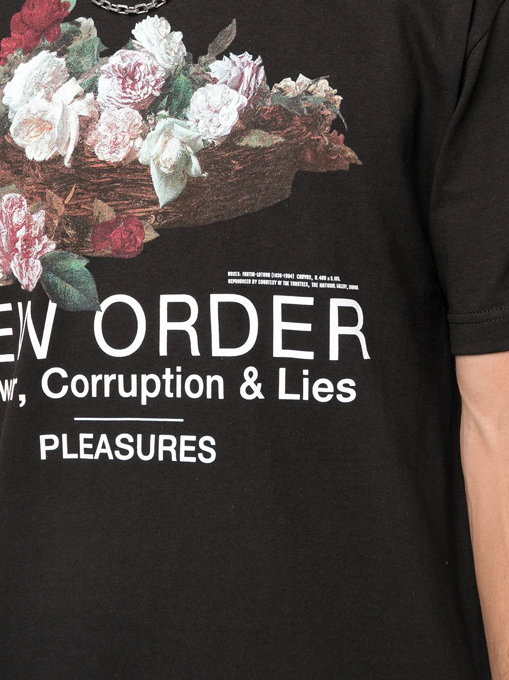 фото Pleasures футболка power из коллаборации с new order