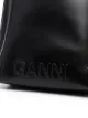 GANNI medium debossed-logo tote bag